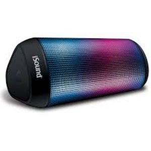 iSound Bluetooth Speaker Tower GLOWS while plays